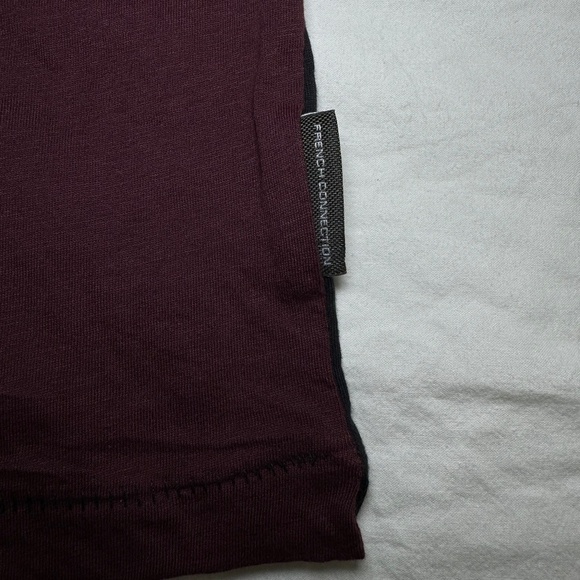 NWT French Connection Men's T-Shirt Medium 100% Cotton Short Sleeve Casual - Picture 4 of 9
